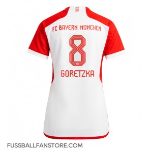 Bayern Munich Leon Goretzka #8 Replik Heimtrikot Damen 2023-24 Kurzarm